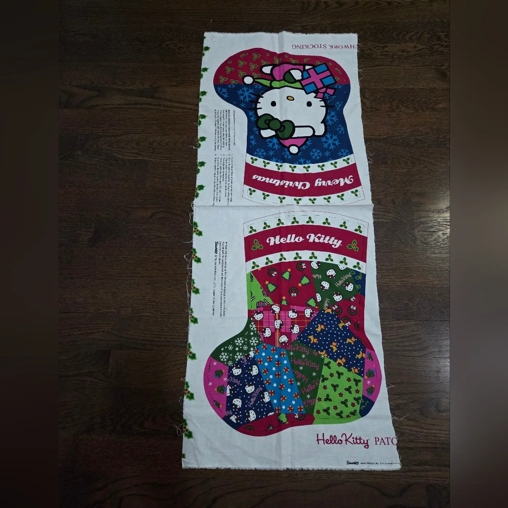 Hello Kitty Christmas Stocking Fabric